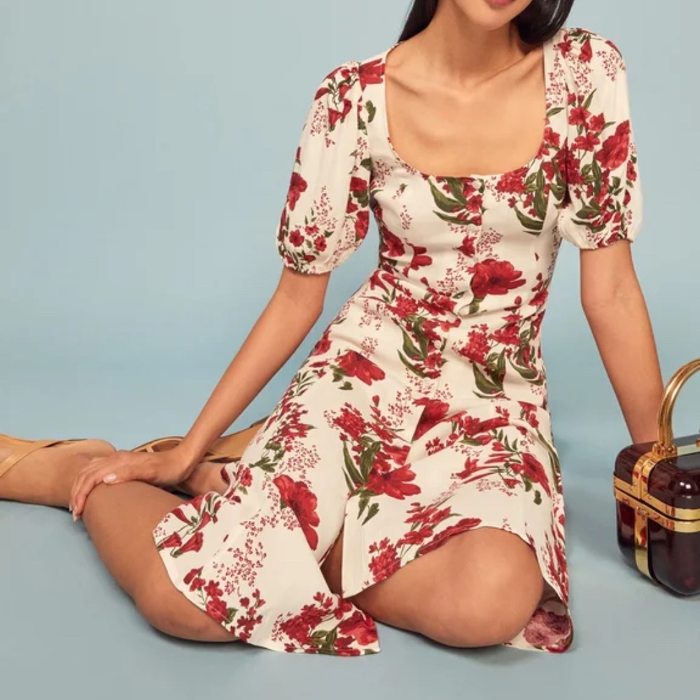 NWT Reformation Beechwood Dress, Georgette size 0